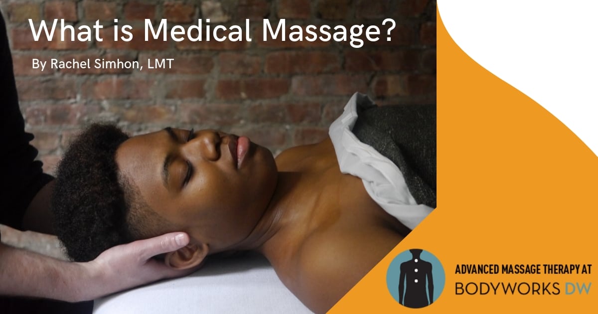 Medical massage therapy promotional image.