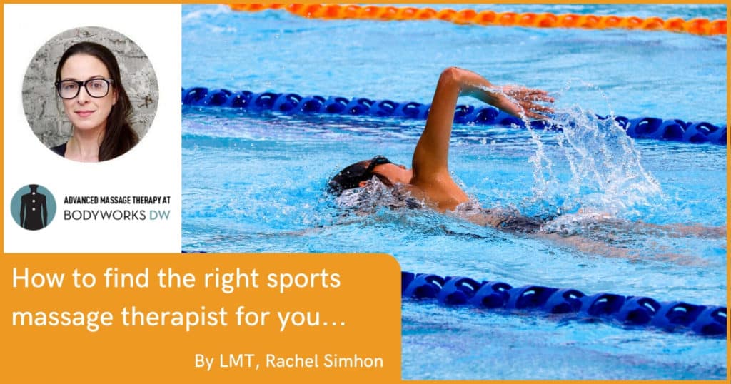 Swimmer performing a stroke in water.
