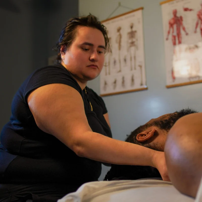 Michelle Perez LMT licensed massage therapist at Bodyworks DW NYC